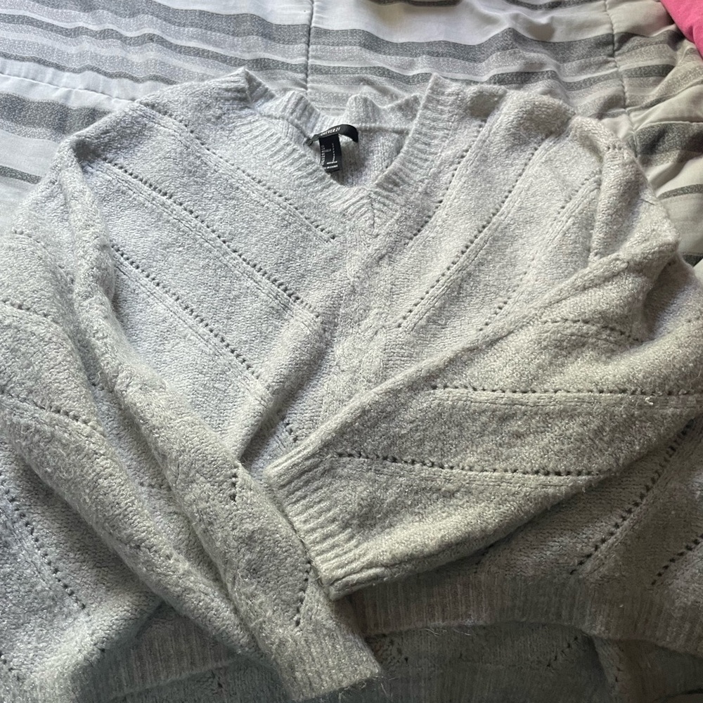 gray sweater forever21